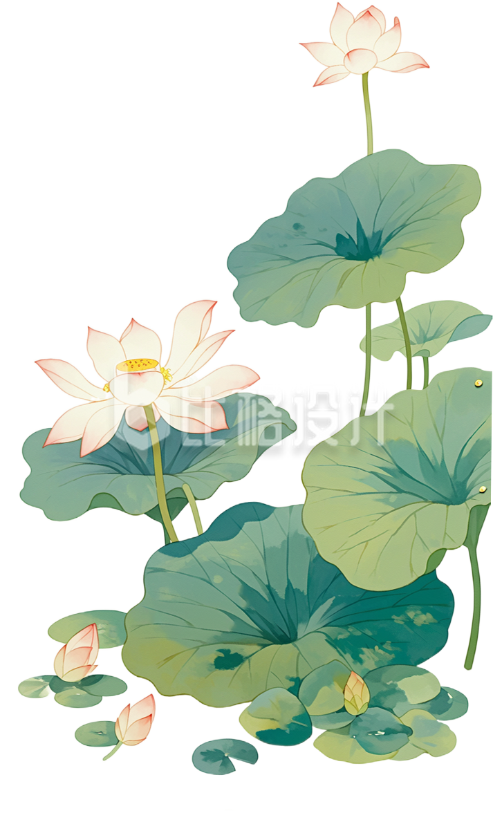 荷花荷叶