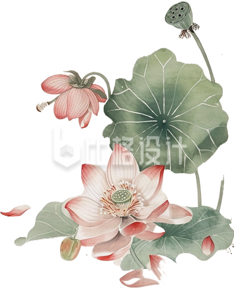 荷花荷叶