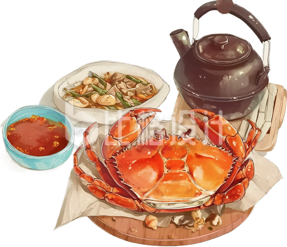 美食大闸蟹