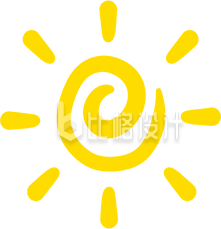 手绘太阳
