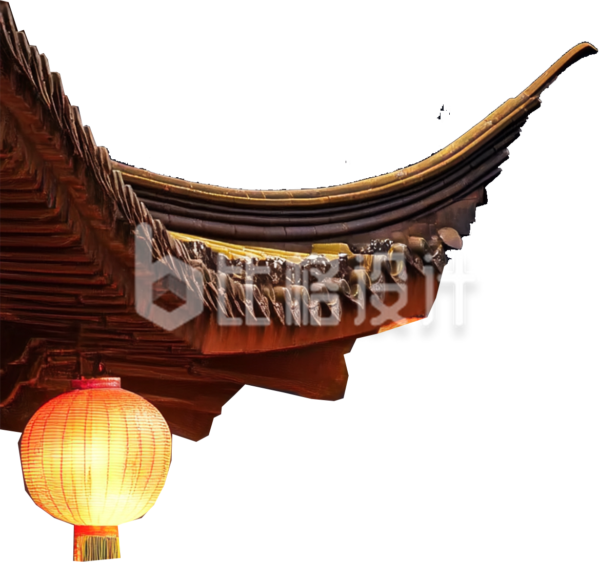 中式建筑灯笼