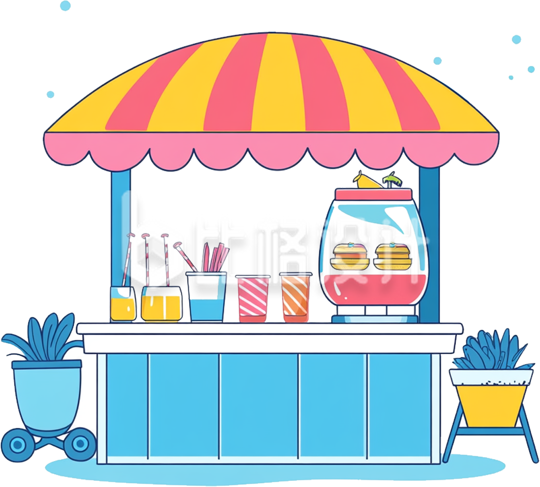 饮料小摊