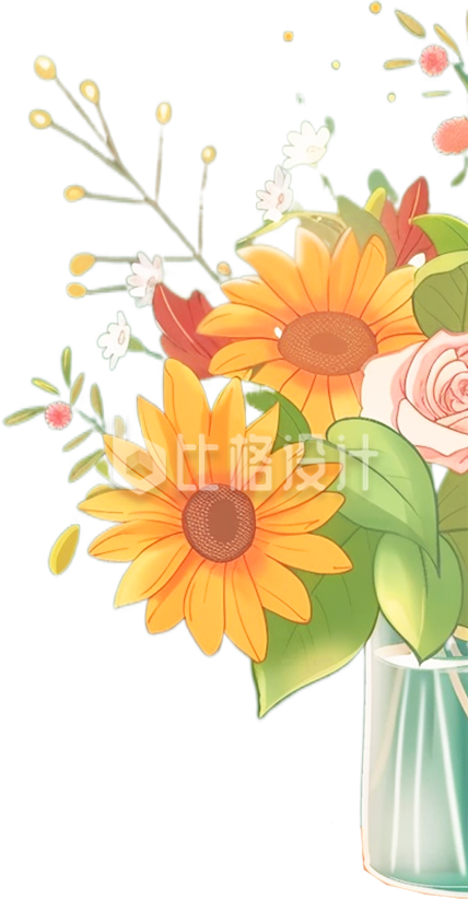 向日葵花束
