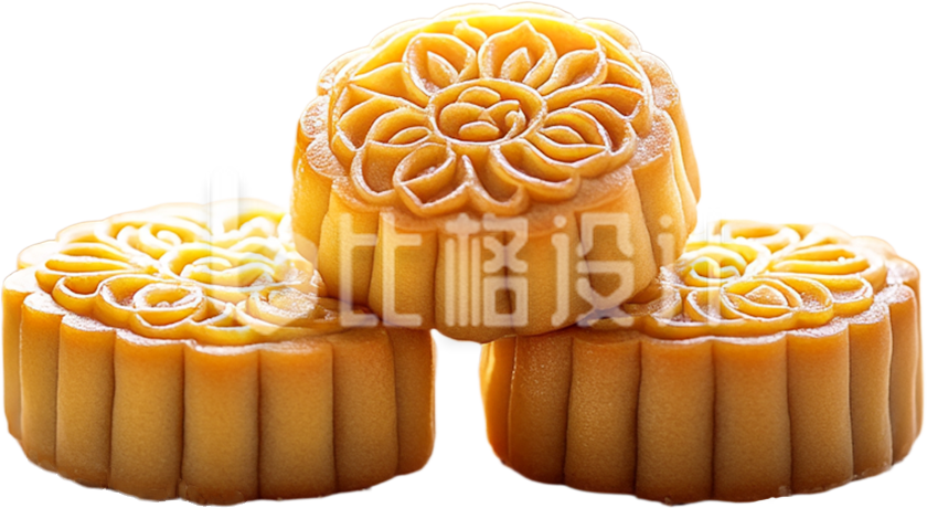 美味的豆沙馅月饼