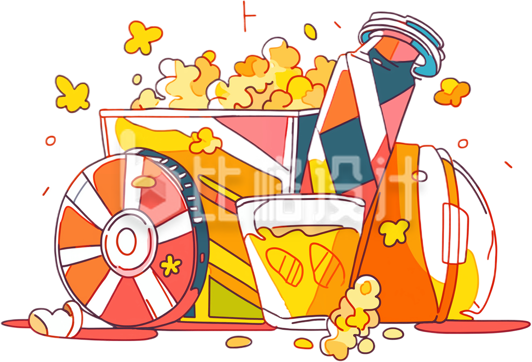 爆米花放映机