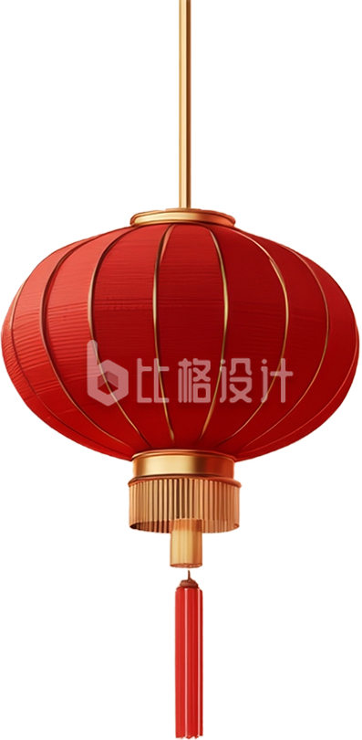红色3D灯笼