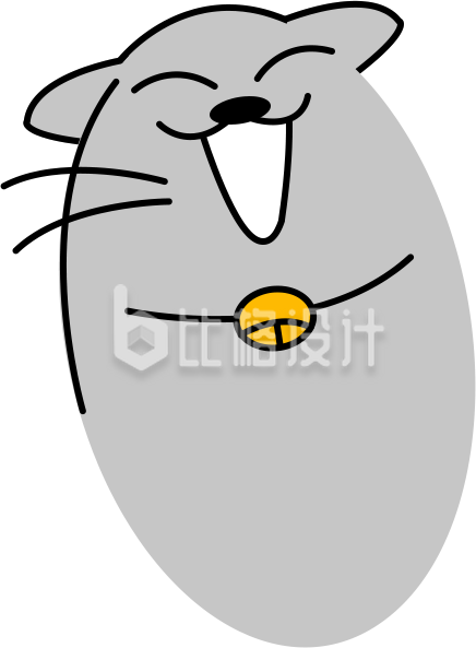 猫咪宠物插画手绘
