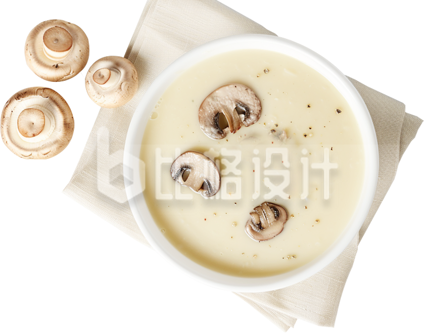 香菇蔬菜食品高汤帕子免抠图片