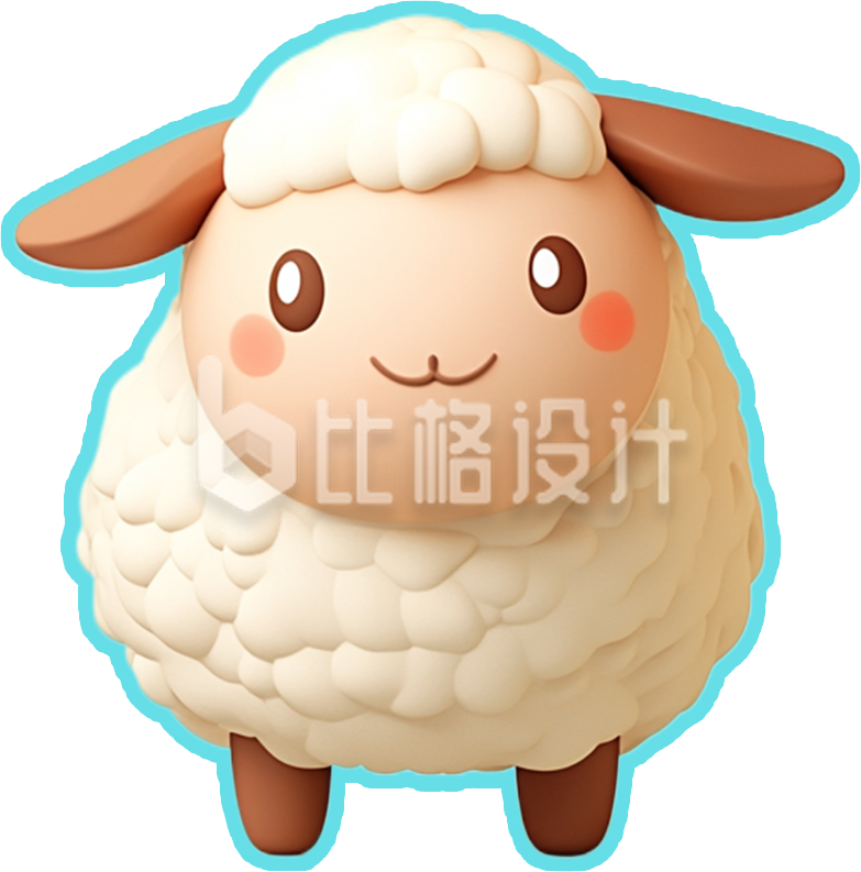 可爱的绵羊3D