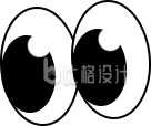 眼睛手绘插画
