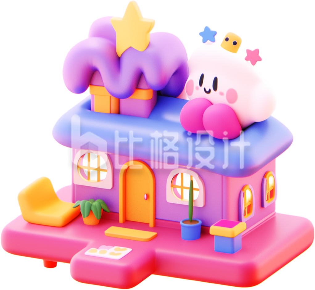 3D玩具房屋