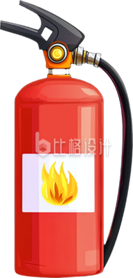 手绘灭火器