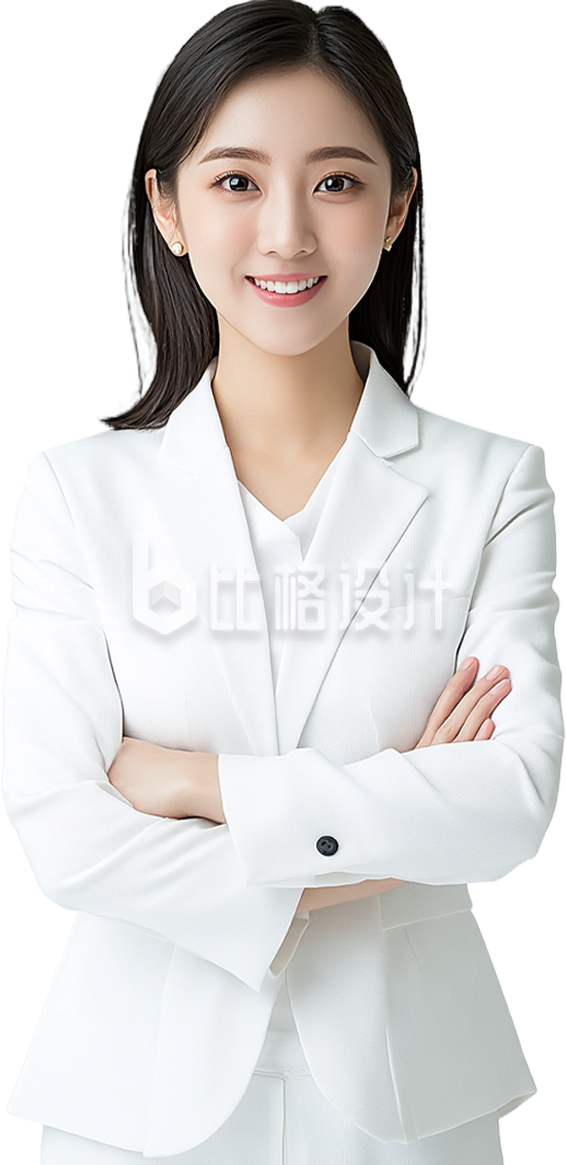 白衣服女性
