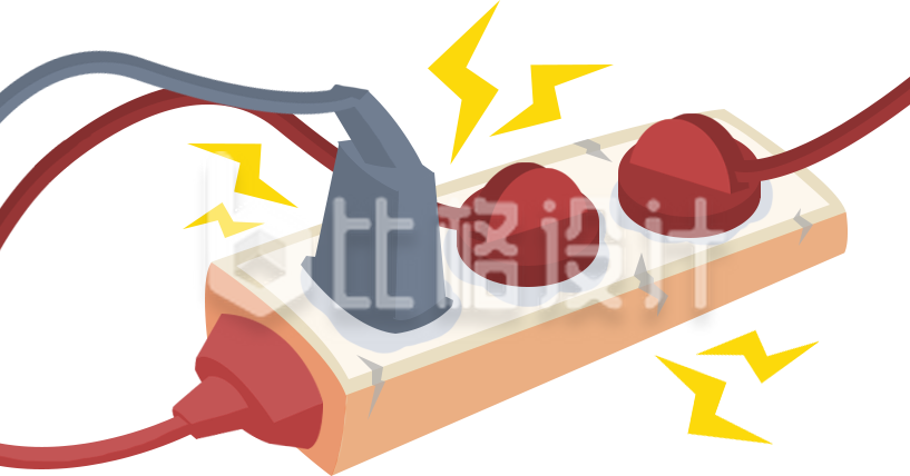 电路手绘插画