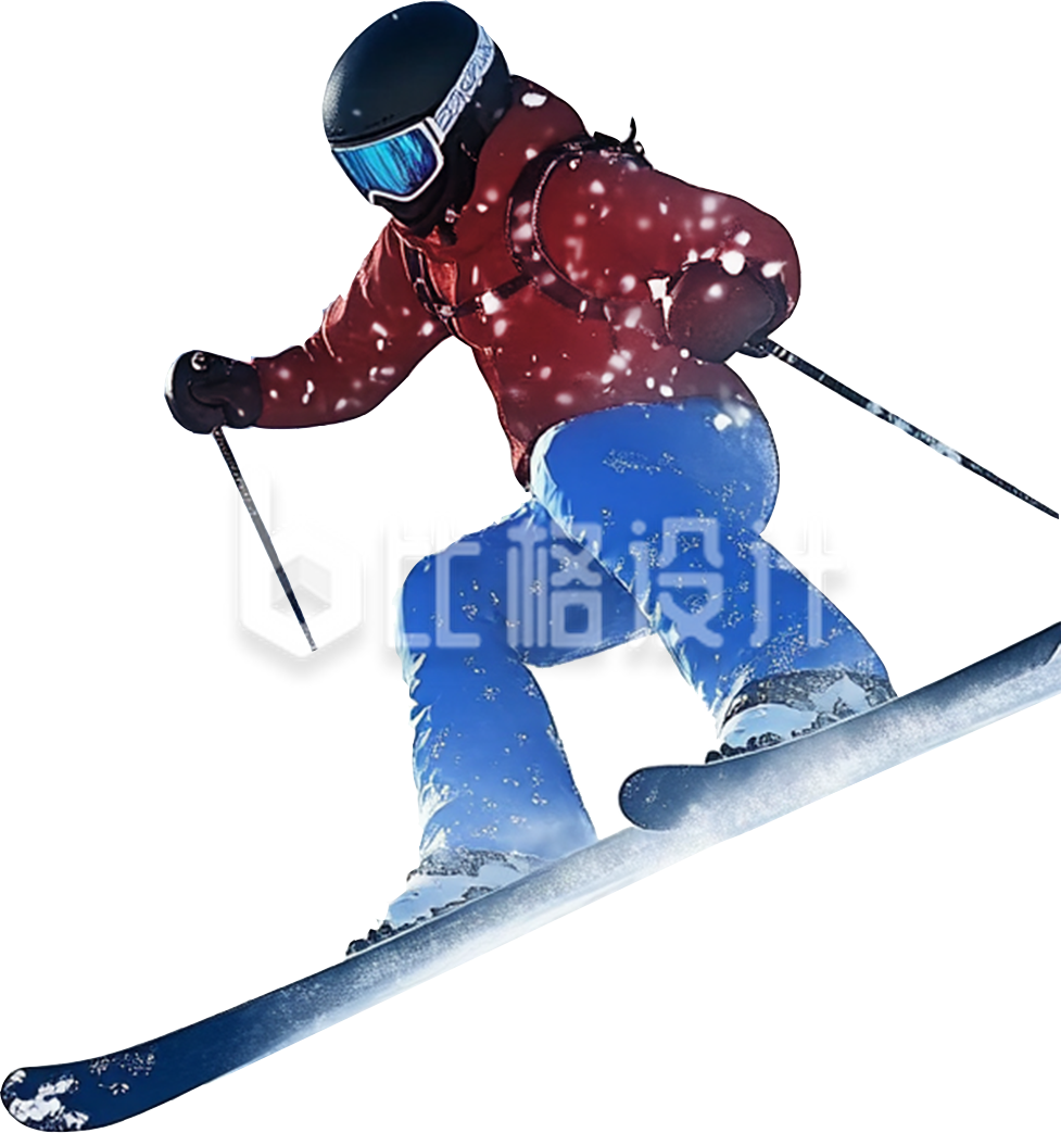 滑雪的人