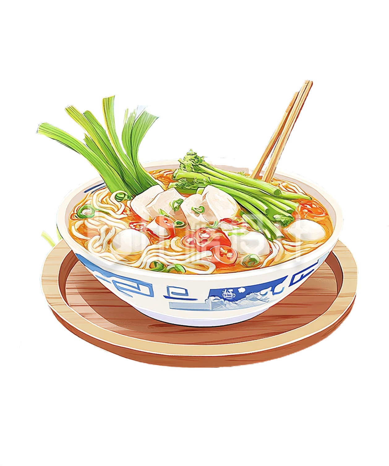 一碗美味的汤面