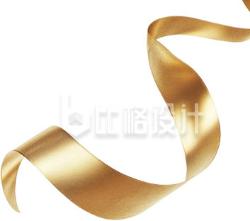 金色丝带