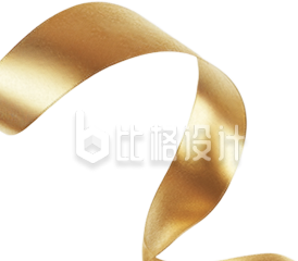 金色丝带