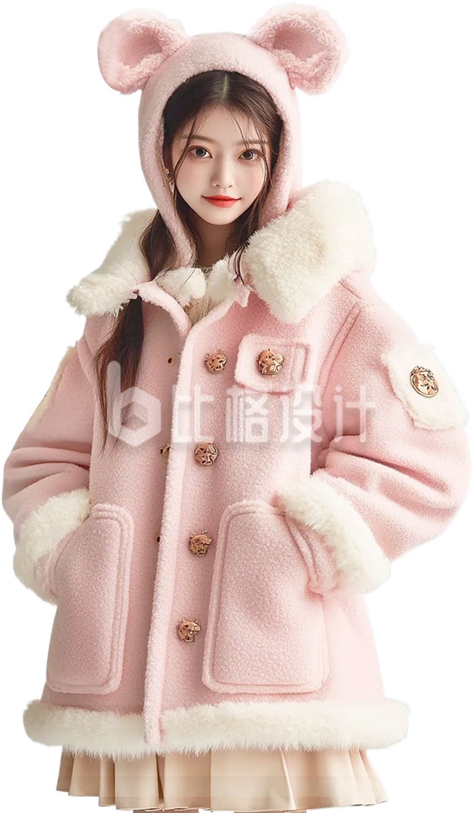 穿冬装的女生