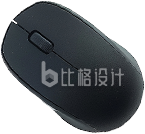 黑色鼠标实景免抠图片