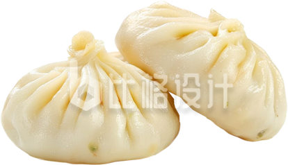 包子美食促销实景免抠图片