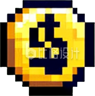 像素风金币