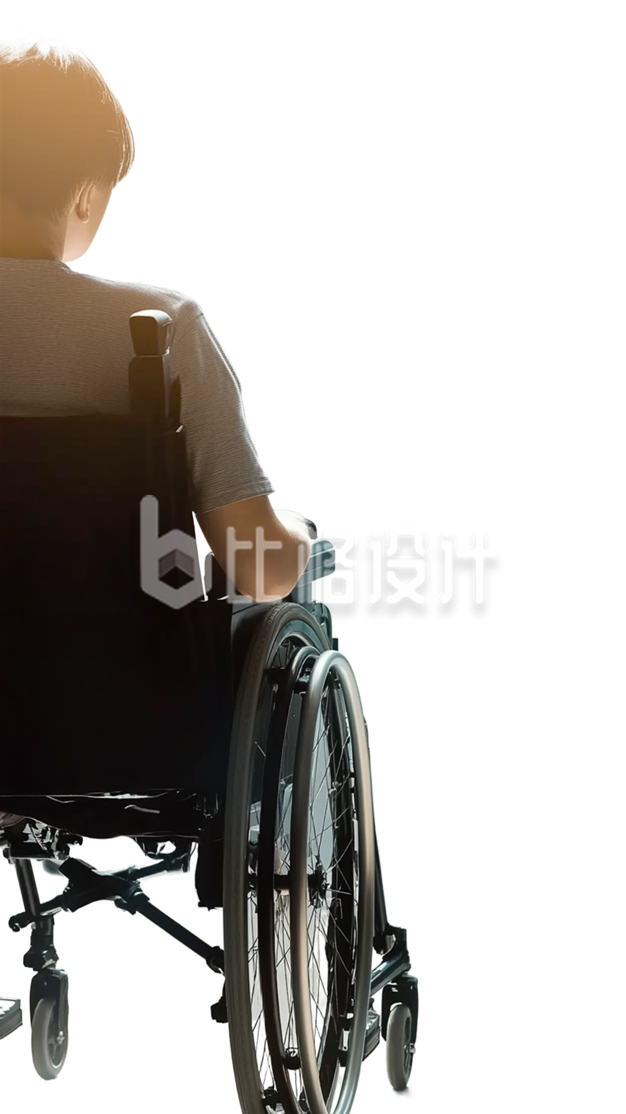 坐轮椅的人