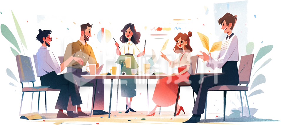 扁平插画工作者