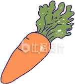 蔬菜胡萝卜插画