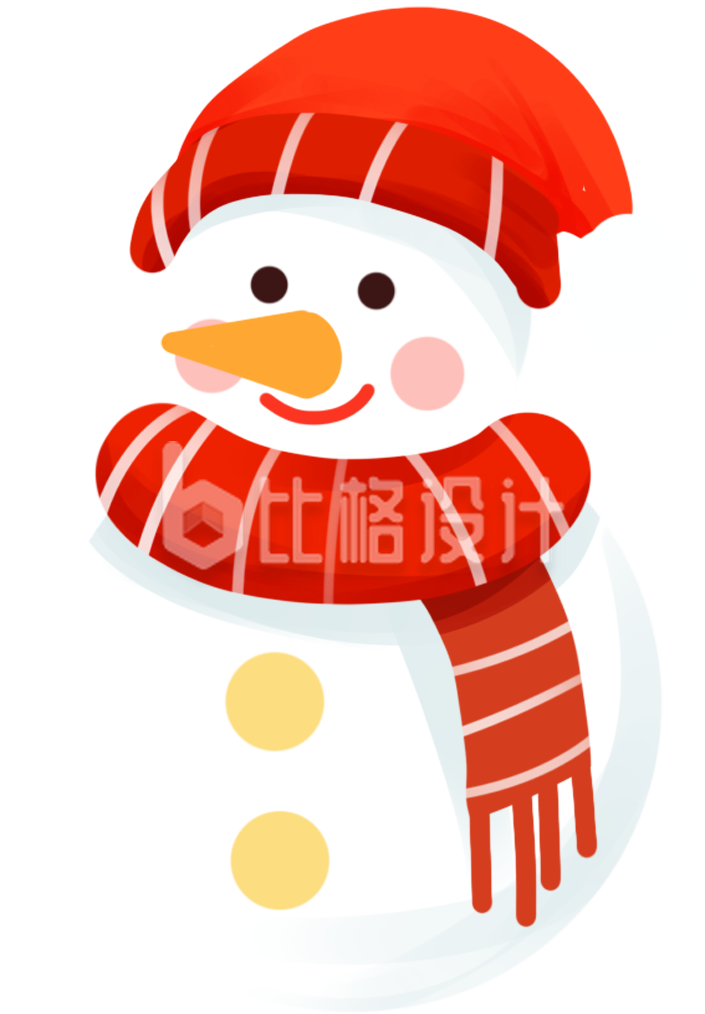 雪人手绘