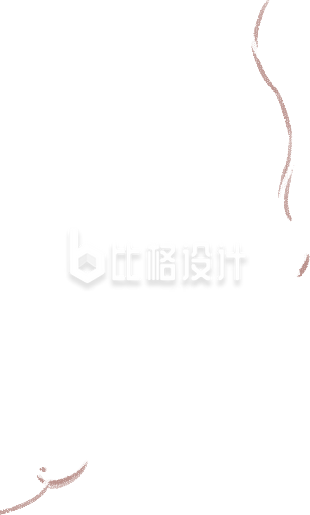 白色毛线帽手绘