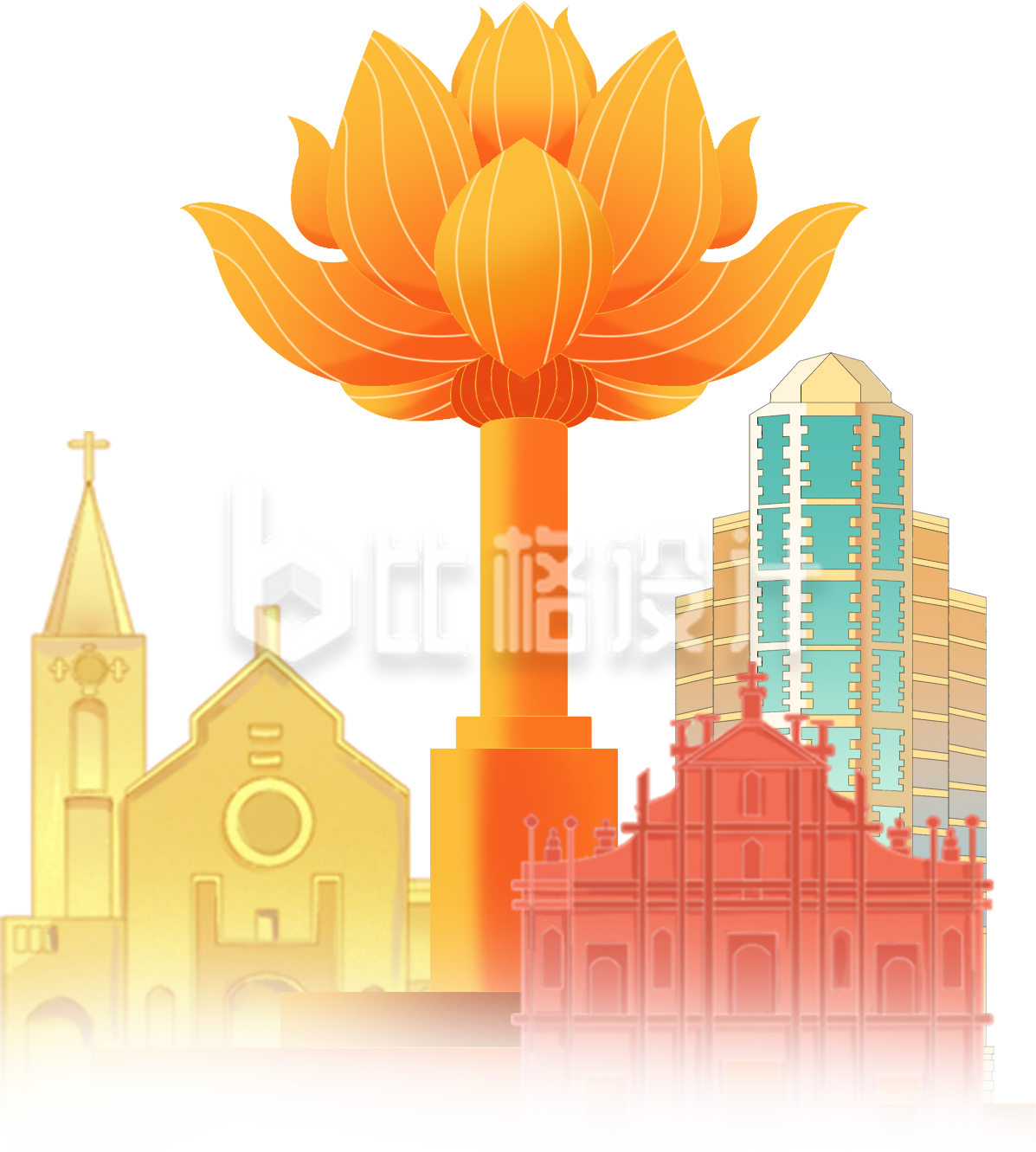 城市地标澳门城市建筑
