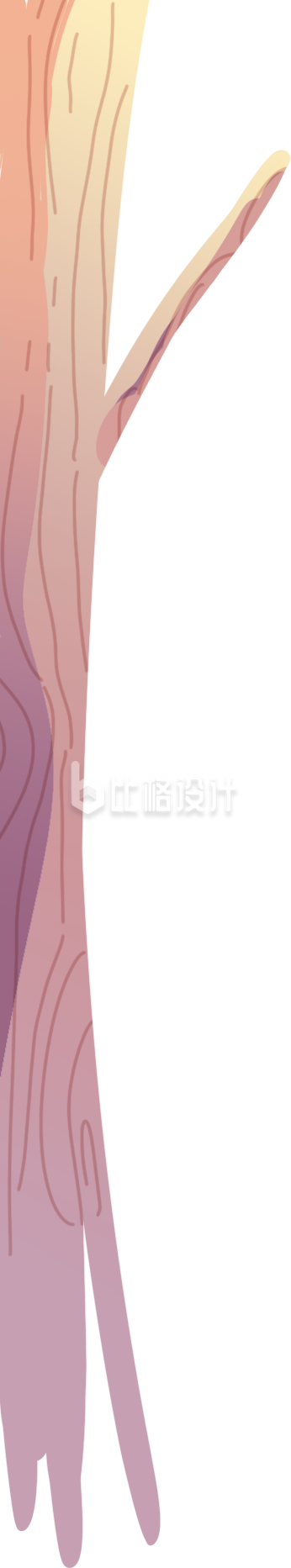 树干手绘