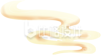 祥云手绘插画