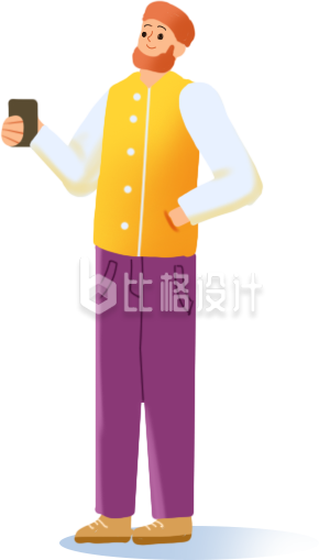 男性男生手绘
