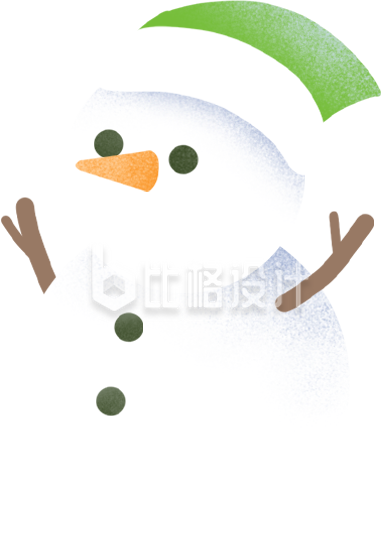 雪人手绘