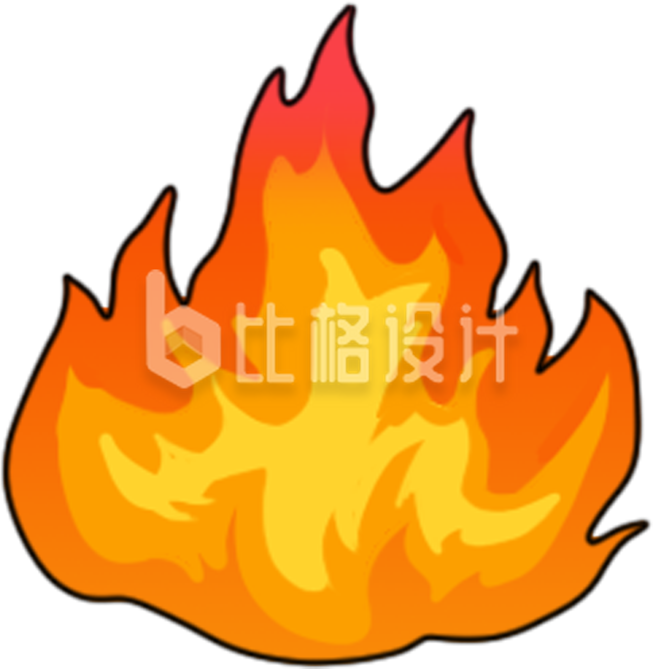 火焰插画
