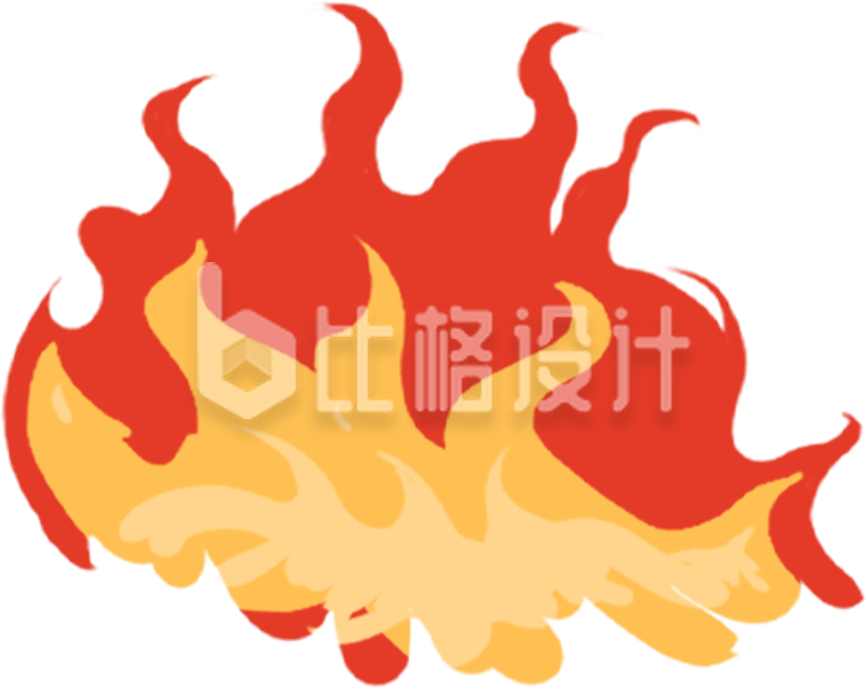 火焰插画