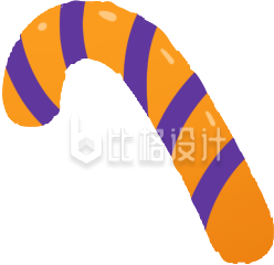 糖果手杖插画