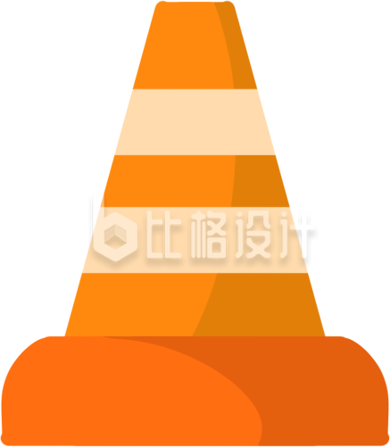 橙色道路封控提示