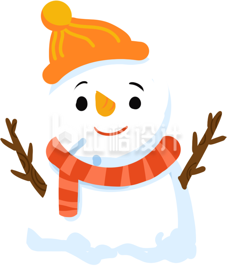 雪人插画