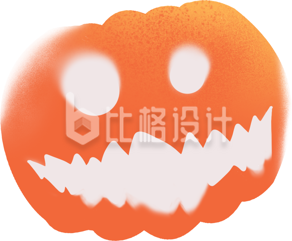 万圣节南瓜手绘