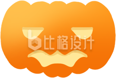 万圣节南瓜手绘