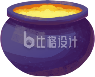 万圣节陶罐手绘