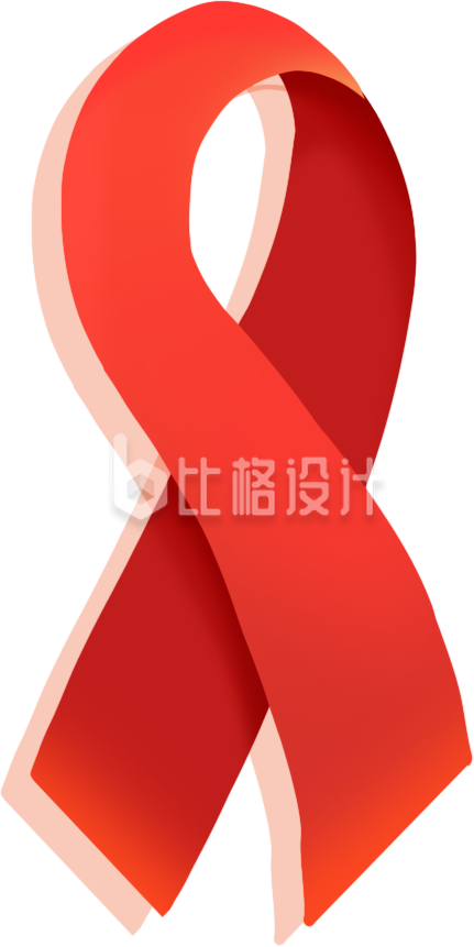 红丝带艾滋病手绘