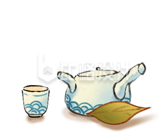 茶具手绘