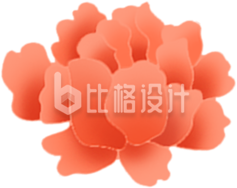 牡丹手绘