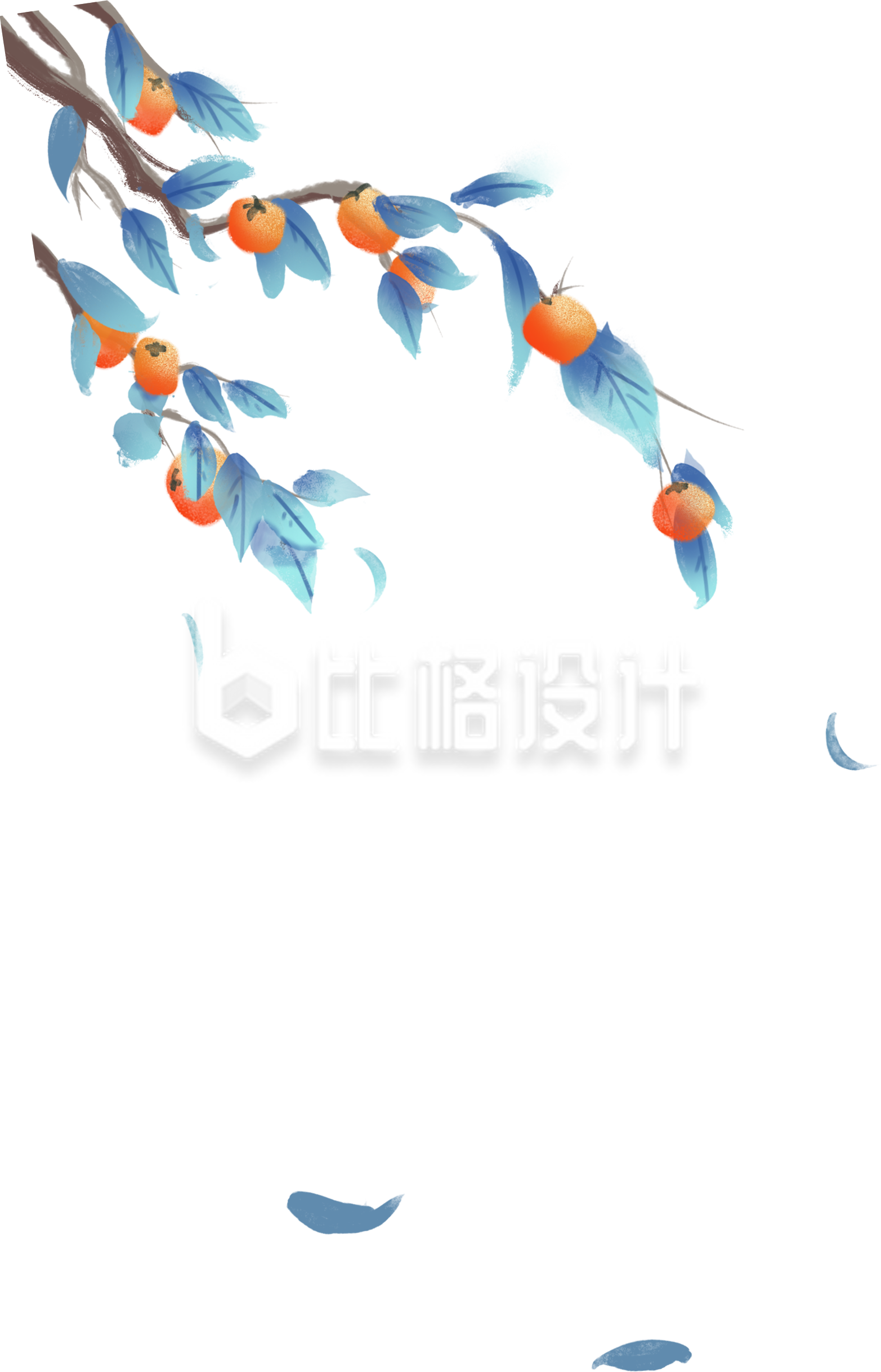 柿子树枝