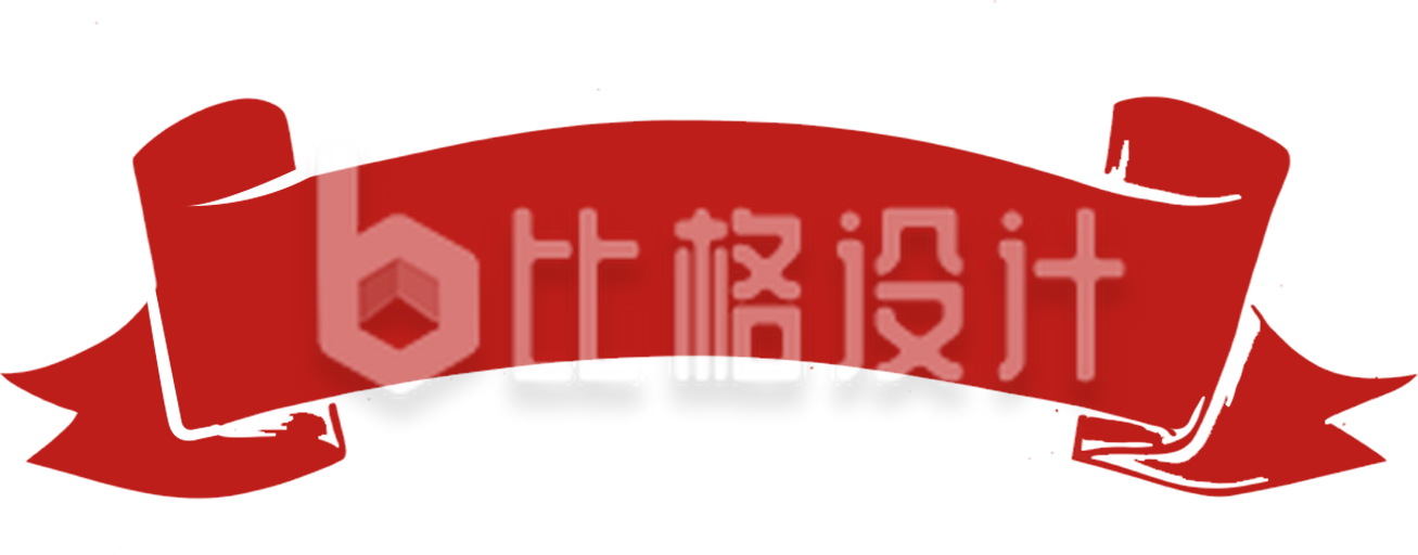 红色标题卷轴框