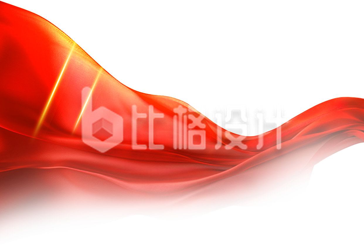 红色丝绸